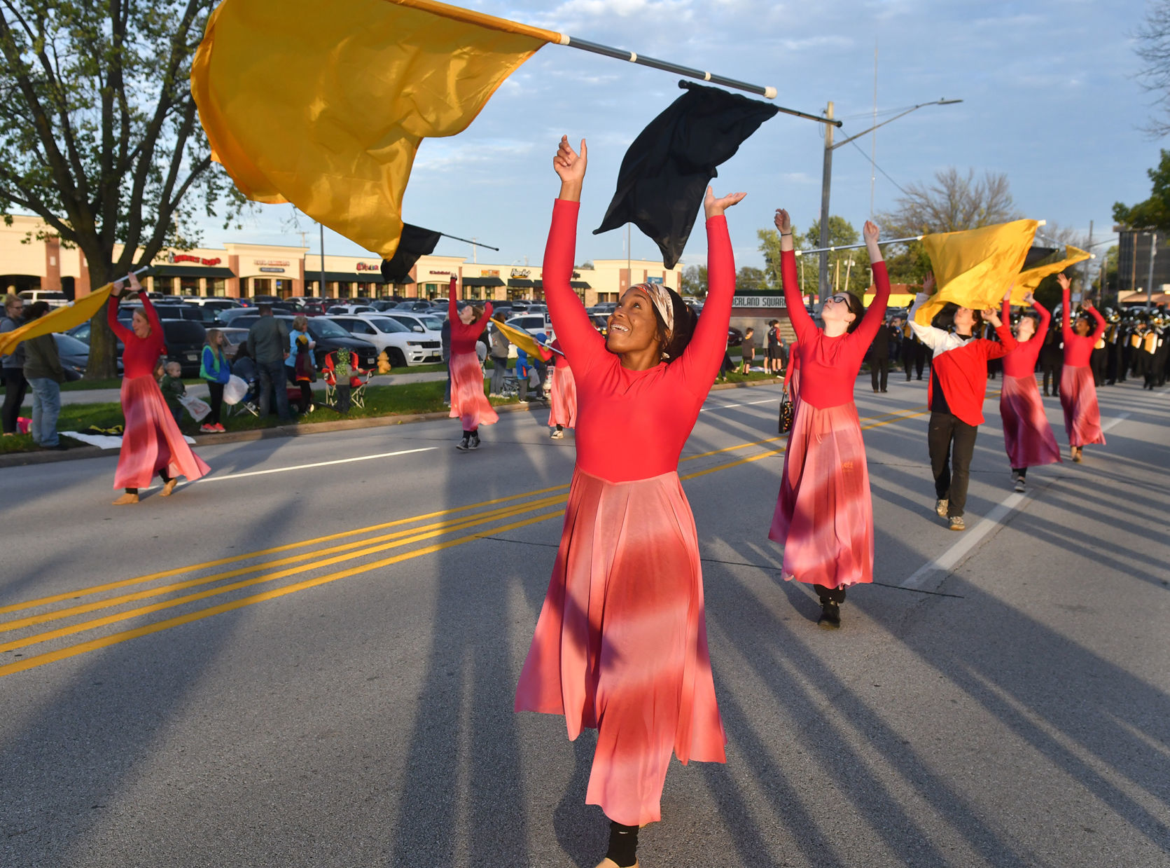 Bettendorf High School homecoming parade.